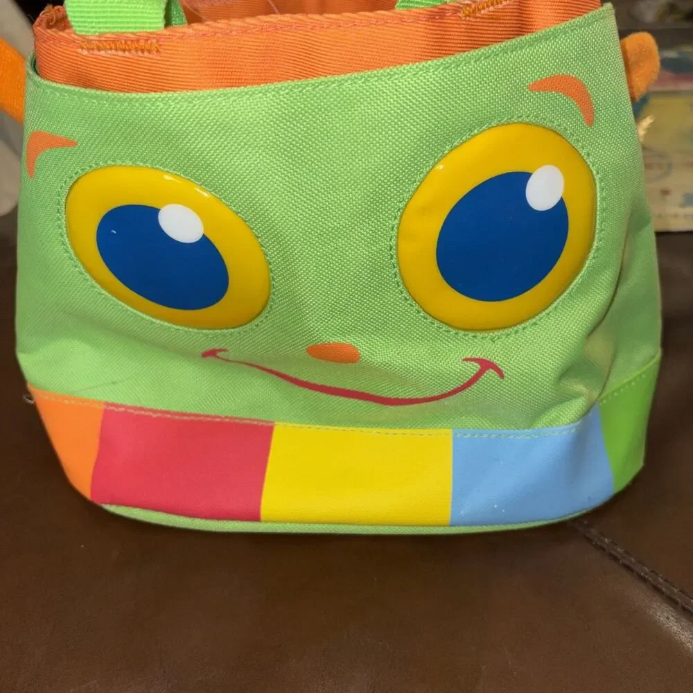 Melissa & Doug Kids Storage Tote – Bug/Frog Toy Organizer Basket – Green